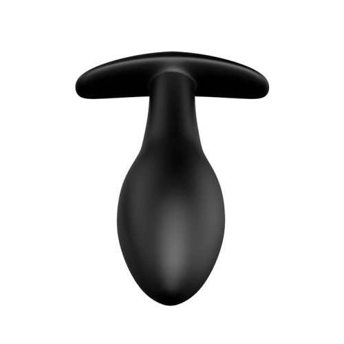 Pretty Love Vibrating Butt Plug Black - Анальна пробка с вибрацией, 8,5х3,1 см (черный)
