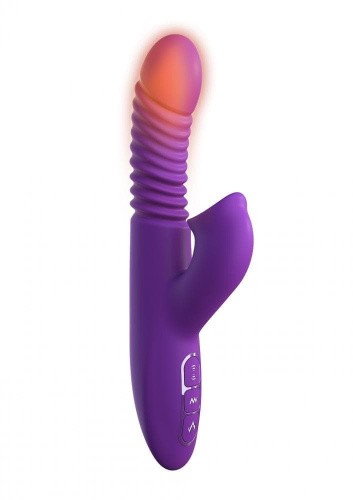 Fantasy For Her Ultimate Thrusting Clit Stimulate-Her - вибратор кролик с подогревом, вращением, толчками и вибрацией, 12.7х3.4 см