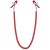 Feral Feelings - Nipple clamps Classic - Зажимы для сосков с цепочкой (красный) Feral Feelings - Nipple clamps Classic - Зажимы для сосков с цепочкой (красный)