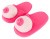 Busen-Puschen Pink - Домашні капці з шикарними грудьми (рожевий) - купити в Києві, Україні