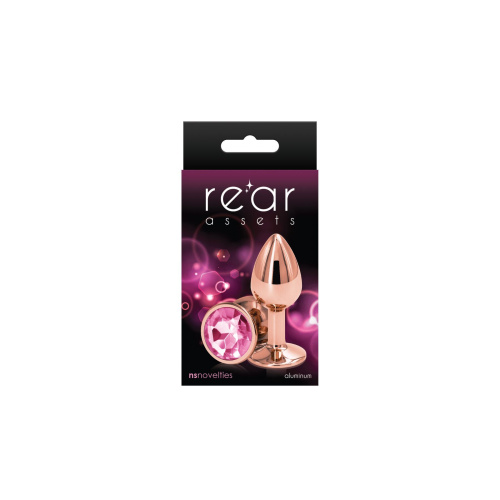 Анальная пробка NS Novelties Rear Assets - Rose Gold, S