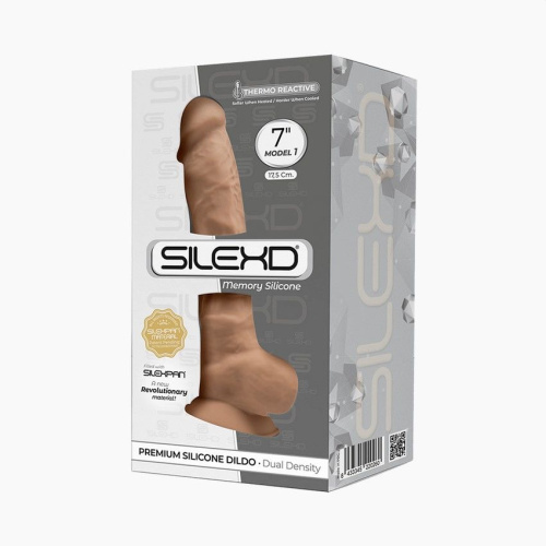 Фаллоимитатор на присоске SilexD Johnny Model 1, 18.5 см