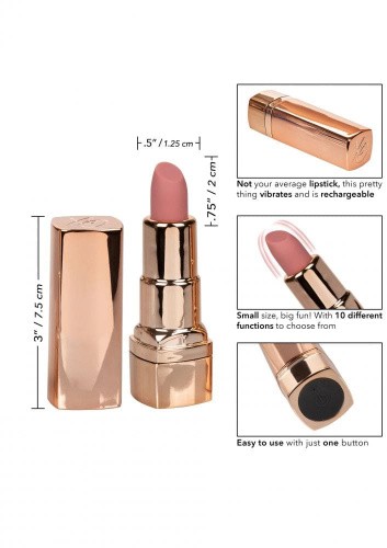 CalExotics Hide & Play Lipstick Recharge вибратор в форме помады (розовый)