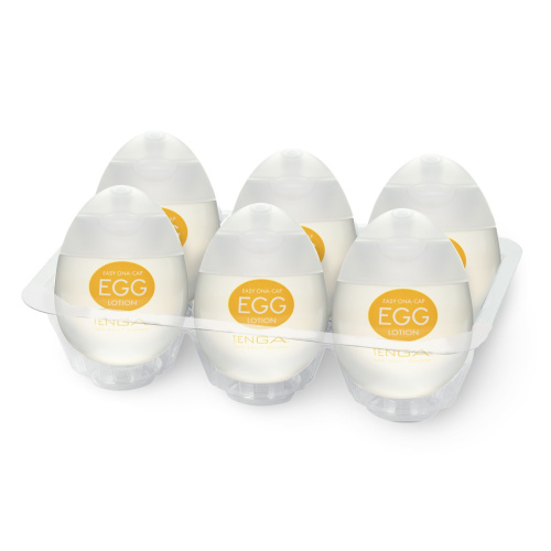 Tenga Egg Lotion - набор лубрикантов на водной основе (6 шт по 65 мл)