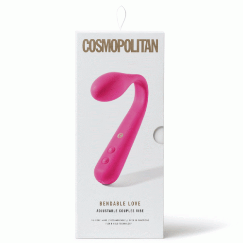 Cosmopolitan Bendable Love Vibrator Purple - гибкий вибратор, 15х2.8 см (пурпурный)