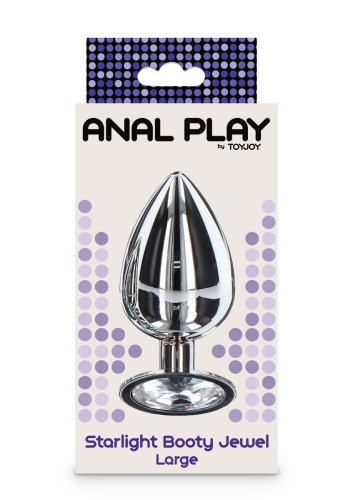 Toy Joy Large Starlight Booty Jewel - Пробка анальная, 9.5х4.1 см