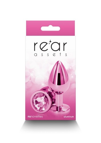 Ns Novelties Pink MEDIUM Rear Assets - Анальная поробка, 8,2 см (розовый)