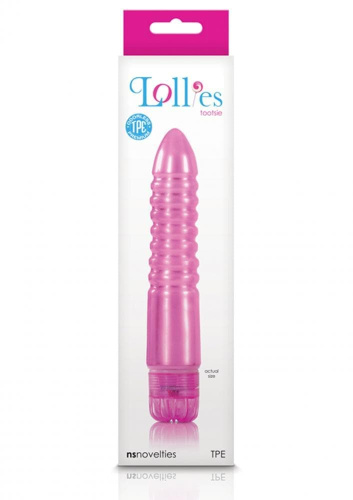NS Novelties Lollies Tootsie - вибратор с рельефом, 15,7х2,7 см