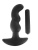Master Series Onyx Vibrating Silicone Anal Plug - массажер простаты, 11,4х3,4 см
