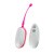 Виброяйцо MF Remote Egg, 6,5Х3,1 см (белый с розовым)