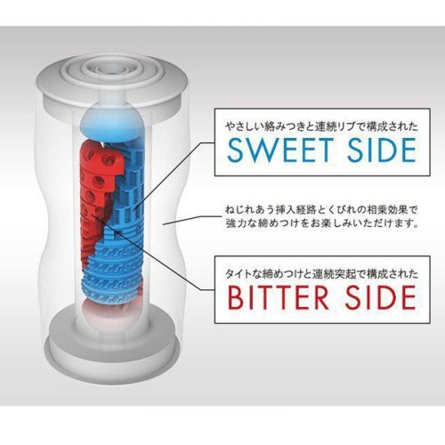 Tenga - Dual Feel Cup - мастурбатор двусторонний, 15х4,5 см