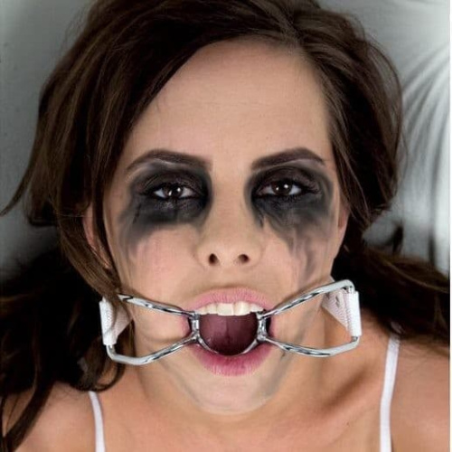 Asylum  Mouth Restraint with Metal Bit - Фиксатор для рта