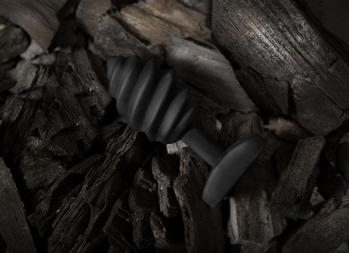 Gvibe Gplug Twist - Уникальная витая анальная пробка, 8.5х3.9 см (черный)