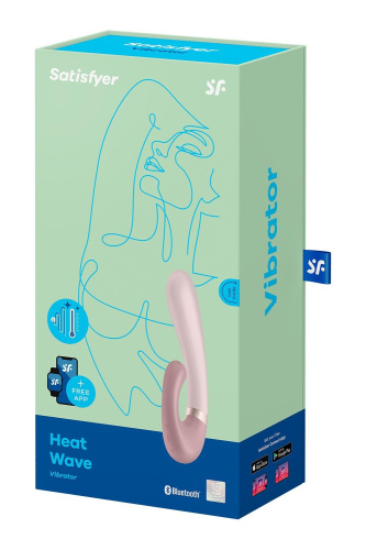 Вібратор кролик зі смарт управлінням Satisfyer Heat Wave - купити в Києві, Україні