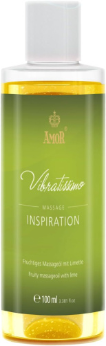 Amor Vibratissimo Inspiration - Масажна олія з ароматом лайма, 100 мл - купити в Києві, Україні