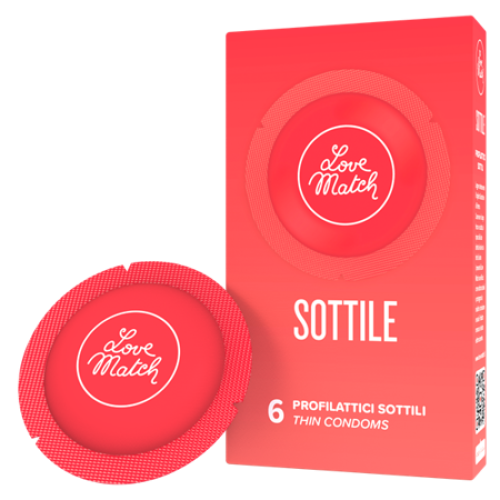 Love Match Sottile (Thin), 6 шт