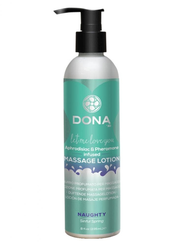 System Jo - Dona Massage Lotion Sinful Spring - Массажный лосьон, 235 мл