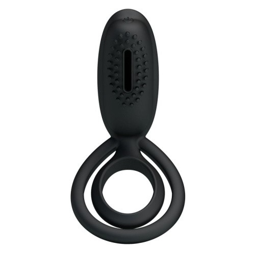 LyBaile Pretty Love Penis Ring Black – виброкольцо, 10.5х2.5 см (черный)