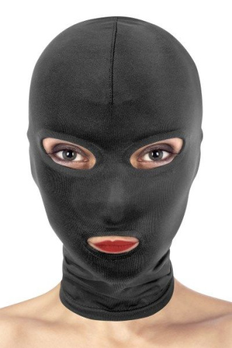 Fetish Tentation Open Mouth and Eyes Hood - Капюшон для БДСМ с открытыми глазами и ртом