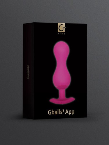 Gvibe Gballs 3 App Petal Rose - тренажёр интимных мышц, 8х3 см (розовій)