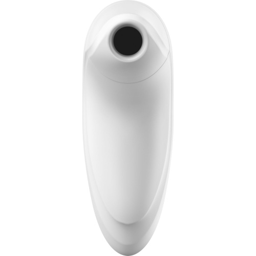 Satisfyer Pro Plus Vibration - Вакуумный стимулятор клитора с вибрацией, 11.6х4.4 см (белый)