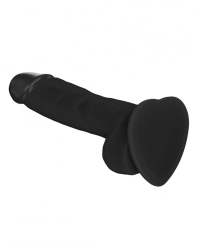 Strap-On-Me Soft Realistic Dildo - Size M - Реалистичный фаллоимитатор, 18х3.8 см., (черный)