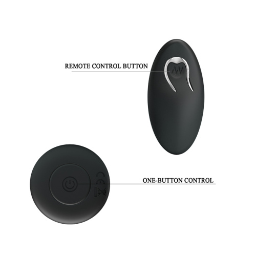 Mr.Play Vibrating Anal Plug - Анальная пробка с вибрацией, 12.4х3.2 см