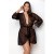 Passion Amberly Peignoir - эротический пеньюар, 4XL/5XL (чёрный) Passion Amberly Peignoir - эротический пеньюар, 4XL/5XL (чёрный)
