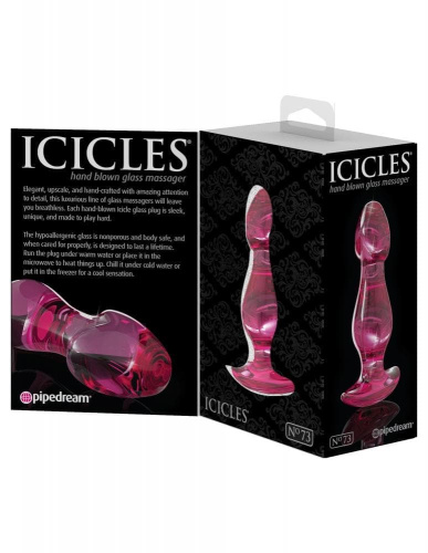 Pipedream Icicles 73 - Анальная пробка, 9,2х3 см