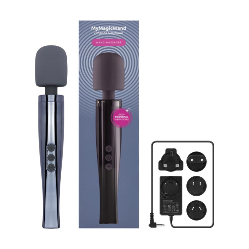 Вібромасажер MyMagicWand - Wand Massger Dynamite Grey - купити в Україні | Секс шоп SEX-SHOP.ua