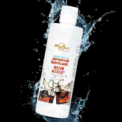 2в1 лубрикант и массажный гель - MyLove Aroma Series Intim&Massage Rum, 300 мл