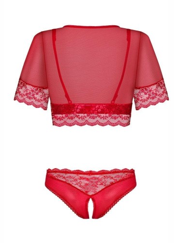 Obsessive Lovica set - эротический комплект, L/XL (красный)