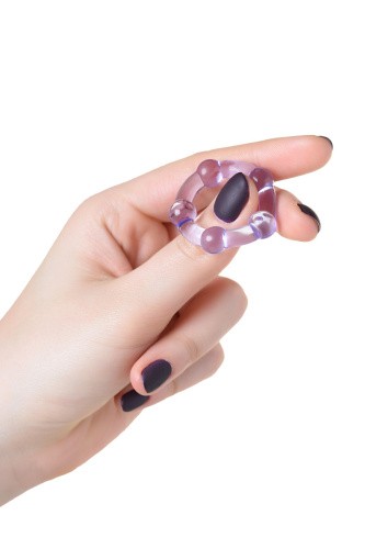 Toyfa A-Toys - Эрекционное кольцо, 2.1-3.3 см (фиолетовое)