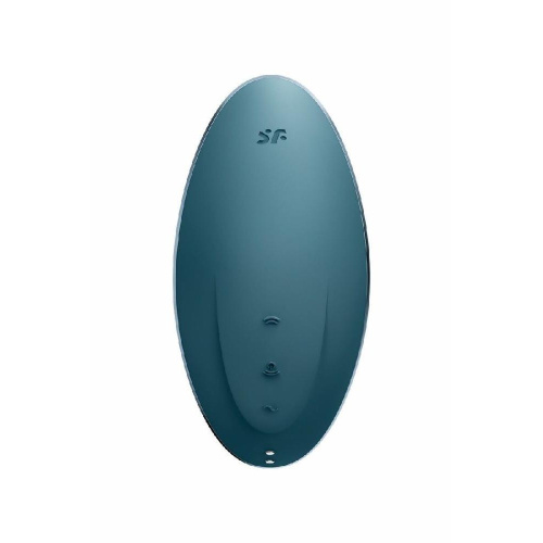 Satisfyer Vulva Lover 1 - Вакуумный вибратор, 12х5.4 см (синий)