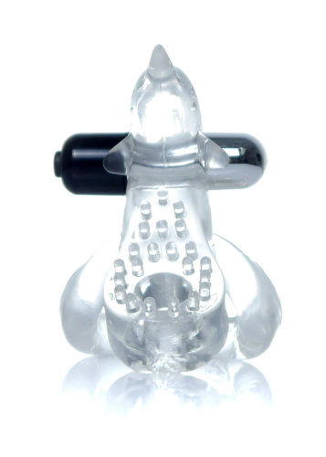 Эрекционное виброкольцо B-Series Dolphin Vibro CockRing