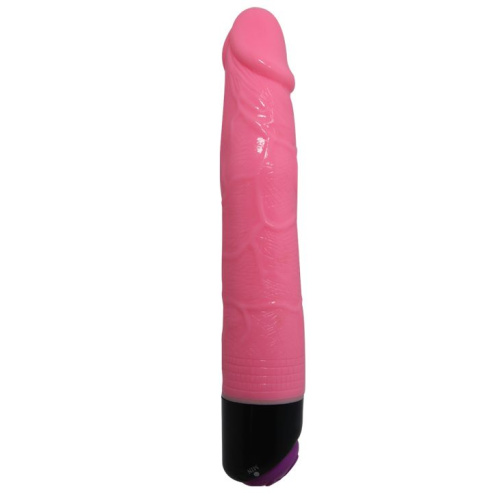 Multi Speed Jelly Vibe Pink - Реалистичный вибратор, 23.8х3.8 см (розовый)