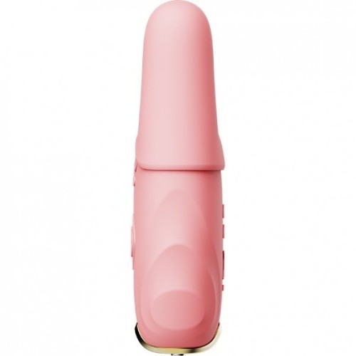 Zalo Nave Coral Pink - Вибратор для груди с пультом и подключением к смартфону (розовый)
