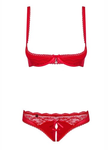 Obsessive Lovica set - эротический комплект, S/M (красный)