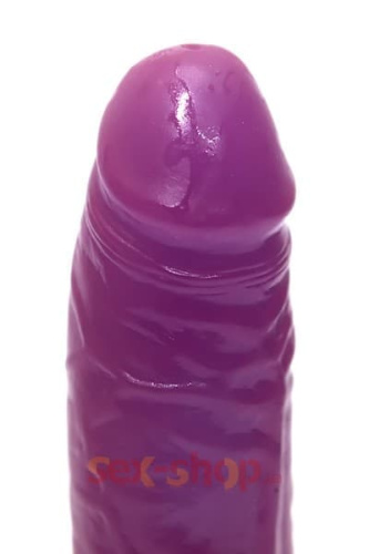 Seven Creations Jelly vibator lavender - Вибратор гелевый, 19х4 см