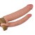 LoveToy Pleasure X-Tender Double Penis Sleeve Flesh Add 2