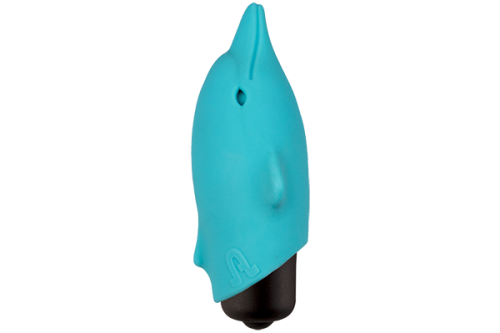 Adrien Lastic Pocket Vibe Flippy - вагинальный мини-вибратор, 7.5х2.5 см. (голубой)