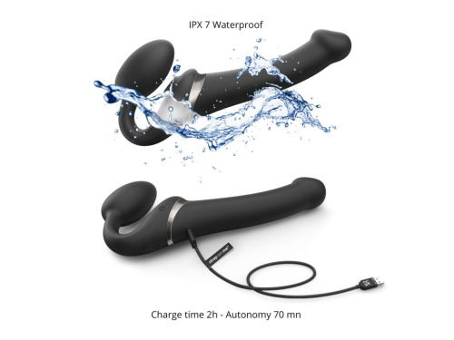 Безремінний страпон Strap-On-Me Multi Orgasm - S, 14.7 см - купити в Києві, Україні