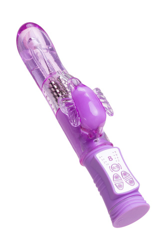 Toyfa A-Toys High-Tech Fantasy - вибратор кролик с функцией ротации, 22.4х3.4 см