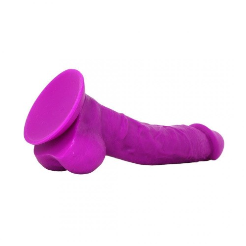 Цветной фаллоимитатор на присоске Coloursoft Soft Dildo, 13х4 см (голубой)