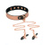 Ошейник с зажимами для сосков Liebe Seele Rose Gold Memory Collar with Nipple Clamps Ошейник с зажимами для сосков Liebe Seele Rose Gold Memory Collar with Nipple Clamps