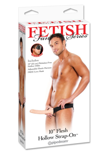 Страпон для мужчин Fetish Fantasy Series 10" Hollow Strap-On, 25 см