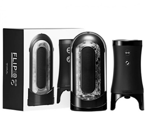 Tenga Flip Zero EVR Electronic Vibrotation - Мастурбатор, 16х5 см (чорний) - купити в Києві, Україні
