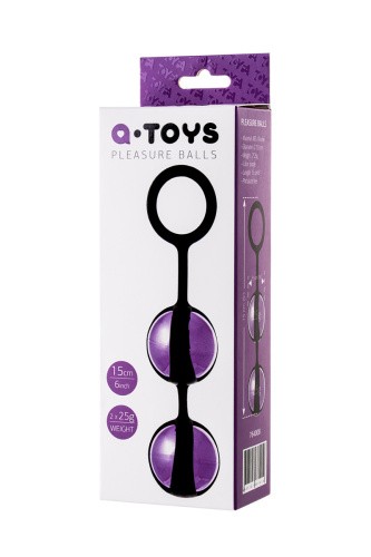 Toyfa A-Toys - Вагинальные шарики, 3,5 см (фиолетовый)