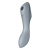 Satisfyer Curvy Trinity 3 - Вакуумный вибратор и стимулятор для точки G, 17.5х5.3 см (серый)