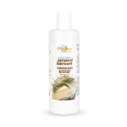 2в1 лубрикант и массажный гель - MyLove Aroma Series Intim&Massage Cheesecake, 300 мл